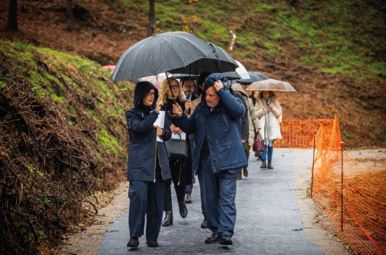 Elvira Fortunato visita as novas instalações da ESTG