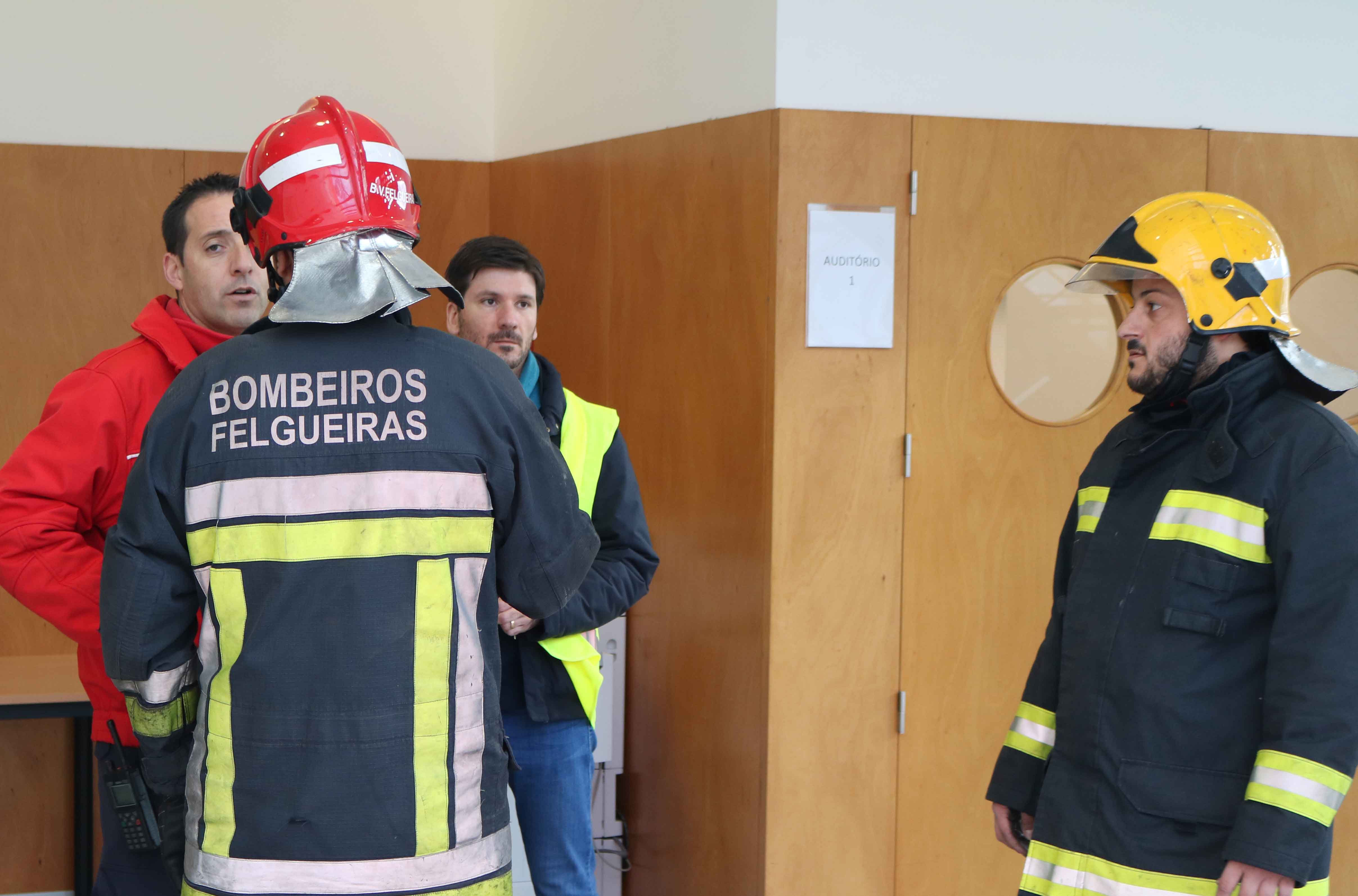 Simulacro de Incêndio na ESTG