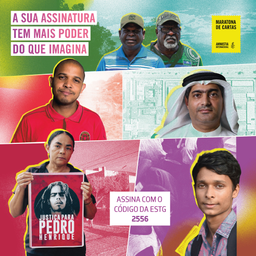 Amnistia Internacional: ESTG na Maratona de Cartas 