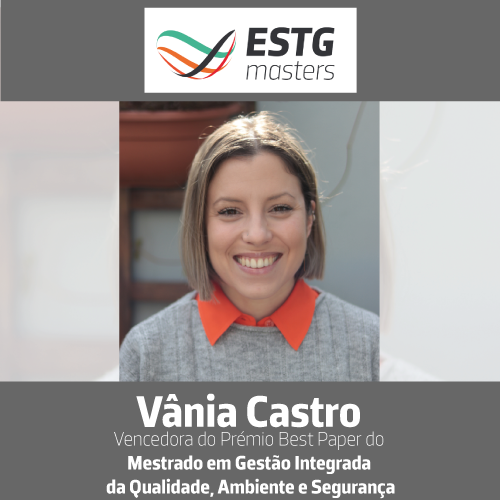Best Paper de Gestão Integrada da Qualidade, Ambiente e Segurança: Vânia Castro