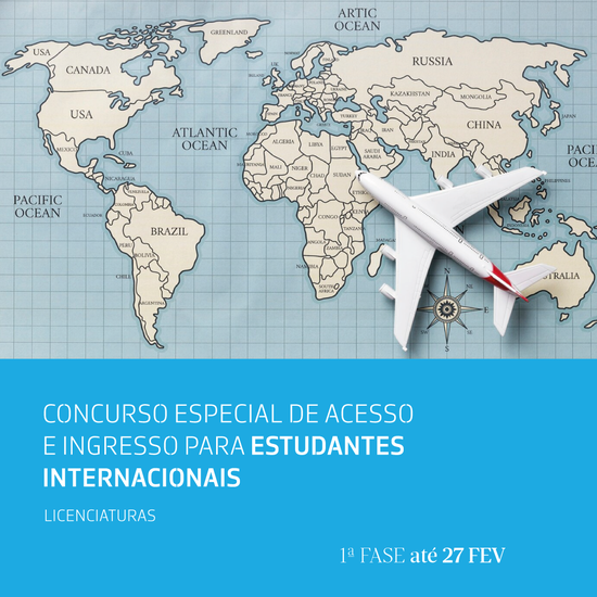 Candidaturas para Estudantes Internacionais 2026/27
