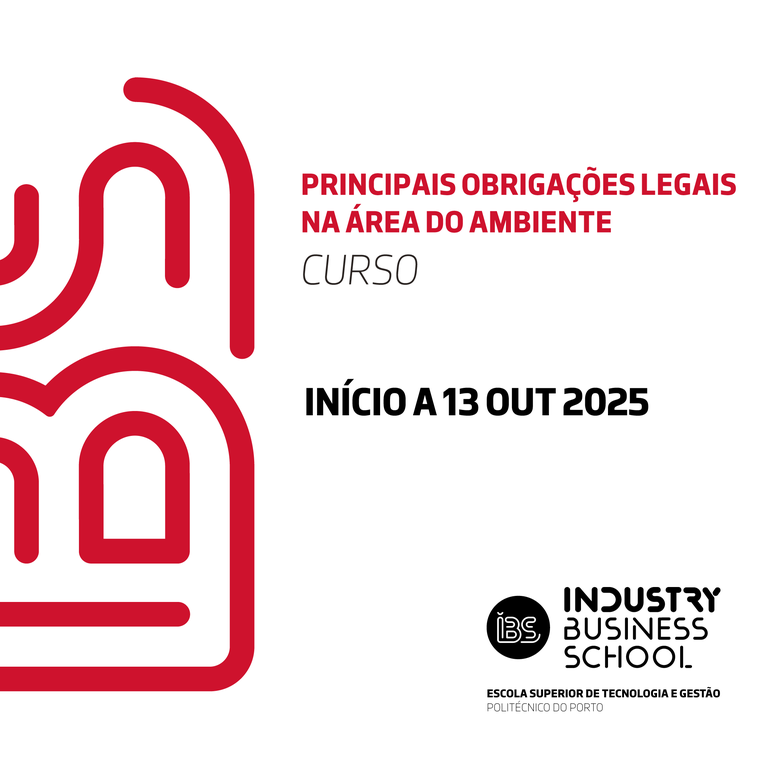 Curso | Principais Obrigações Legais na Área do Ambiente — ESTG ...