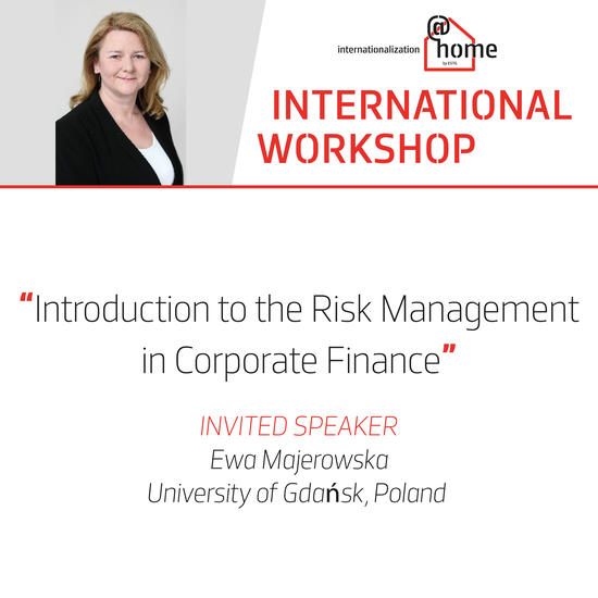 International Workshop | Introduction to the Risk Management in Corporate Finance