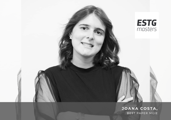 Joana Costa venceu prémio Best Paper no ESTG Masters 